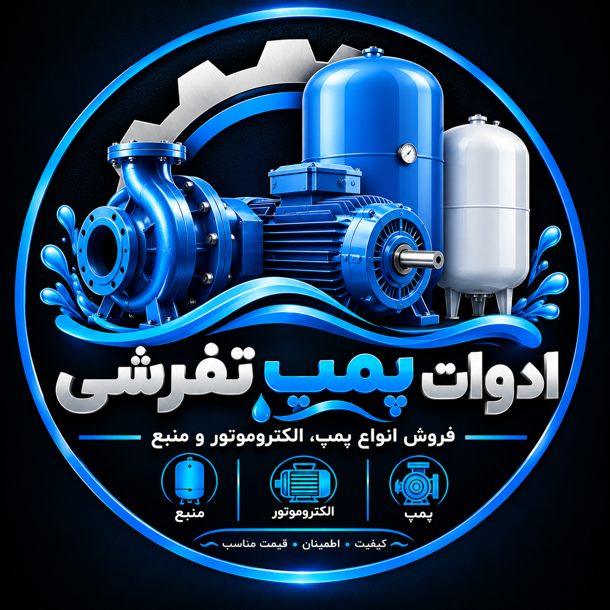 ادوات پمپ آب  تفرشی 